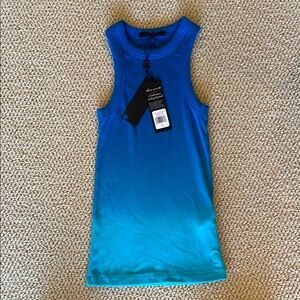 Greyson -Blue Gradient Sleeveless Top